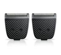 Confezione da 2 lame di ricambio compatibili con tosaerba Manscaped 5.0 | Teste della lama in ceramica in titanio nero; protezione in metallo integrata; tecnologia sicura per la pelle; cura del corpo