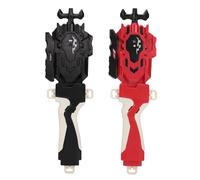 Confezione da 2 lanciatori con impugnatura, non compatibili con la serie X, lanciatori rotanti per giroscopio da battaglia, strato L/R Spin DB compatibile con Burst Gyros (Burst Launcher + Grip)