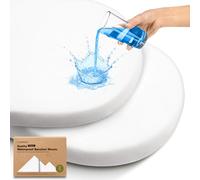 Confezione da 2 lenzuola impermeabili per culla per bambini e bambine, in cotone, 83 x 43 cm, universali, compatibili con Graco, Baby Delight, Chicco, Halo Bassinest (bianco morbido)