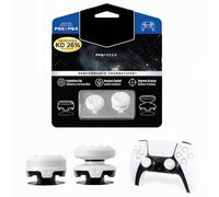 Confezione da 2 levette bianche FPS per PS4 e PS5 1 High-Rise e 1 Mid-Rise | Control Freaks per PS5 FPS Fr alaxy White Performance Thumbsticks per una maggiore precisione di gioco