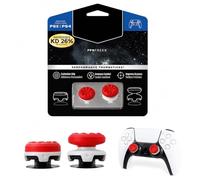 Confezione da 2 levette rosse FPS per PS4 e PS5, 1 a vita alta e 1 a vita | Control Freaks per PS5 FPS Fr alaxy Red Performance Thumbsticks per una maggiore precisione di gioco comfort per