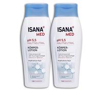 Confezione da 2 lozioni per il corpo ISANA MED, pH 5,5, neutro, 2 x 250 ml