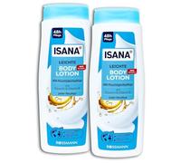 Confezione da 2 lozioni per il corpo leggere ISANA 2 x 400 ml