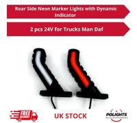Confezione da 2 luci al neon laterali posteriori da 24 V con indicatori dinam...