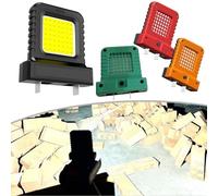 Confezione da 2 luci da lavoro a LED da 14 W, compatibili con batterie da 20 V e 21 V, mini lanterna da campeggio, portatile, per ispezione (nero e verde)