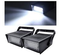 (Confezione da 2)Luci Stroboscopiche Discoteca, Mini Strobe Lampada LED Strobo Stroboscopiche Disco Bianche Super Luminose, per Matrimonio, Bar, Natale, Compleanno