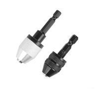 Confezione da 2 mandrini per trapano a gambo esagonale per cacciaviti elettrici senza fili da 1/4", convertitore a cambio rapido, gamma di serraggio 0 3 6 5 mm e 0 3 3 6 mm