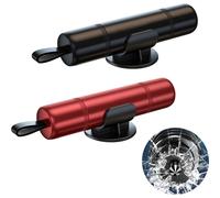 Confezione da 2 martelli di sicurezza di emergenza per auto con taglia cinture di sicurezza e supporti, strumento di fuga auto 2 in 1 per la