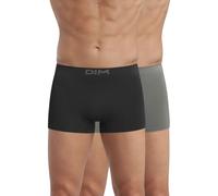 Confezione da 2 micro-boxer senza cuciture SEAMLESS Nero XL Tinta unita