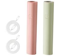 Confezione da 2 mini lampade LED UV per unghie, asciuga unghie portatile senza fili, luce ricaricabile ad asciugatura rapida con ricarica USB, per viaggi e uso domestico