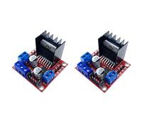 Confezione da 2 moduli L298N per controllo motore passo-passo DC Dual H-Bridge e modulo di azionamento per Arduino Smart Car Power compatibile con Arduino UNO Mega R3 Mega2560 (2)