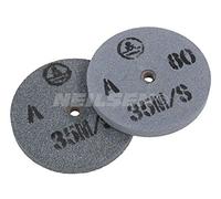 Confezione da 2 mole di ricambio per smerigliatrice da banco 150 mm - fine e grossolana