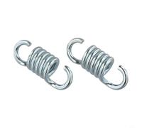 Confezione da 2 molle per altalene per sedie sospese, amache e altalene da giardino, capacità di carico 650 kg, molla di tensione in acciaio zincato da 8 mm con vibrazione