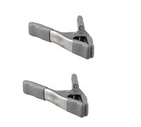 Confezione da 2 morsetti a molla in metallo antiruggine con impugnatura ergonomica per una presa sicura nella lavorazione del legno, fotografia e progetti fai da te