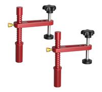 Confezione da 2 Morsetti da Banco per Cani, 19 mm/20 mm, Regolabili MFT in Alluminio, a Tenuta Rapida, per Lavorazione del Legno (20 mm)