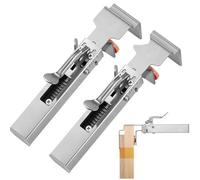 Confezione da 2 morsetti di fissaggio regolabili per cassetti, morsetti per installazione frontale del cassetto, clip di fissaggio per l'installazione del pannello dei cassetti, strumenti per la