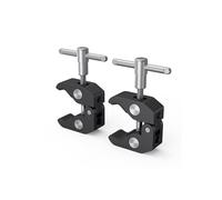 Confezione da 2 morsetti super resistenti per gambe di treppiede, monitor per fotocamera e luce LED, supporto in metallo durevole