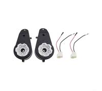 Confezione da 2 motoriduttori elettrici RS555 da 24 V, 40000 giri/min, per bambini, montaggio di ricambio con connettori rapidi, nero