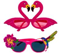 Confezione Da 2 Occhiali Da Vestire, Occhiali Da Sole Divertenti, Occhiali Da Sole Divertenti, Occhiali Da Sole Pazzi, Occhiali Da Sole Fenicotteri, Accessori Fenicotteri