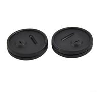 Confezione da 2 occhielli per sonda termometrica per fornelli Weber Smokey Mountain da 36,8 cm, 47 cm, 57,1 cm, in silicone, ad alta temperatura, parte di ricambio 85037, senza foratura necessaria per