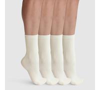 Confezione da 2 paia di calze medie THERMO POLAIRE Beige 35/38