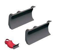 Confezione da 2 pala da neve per scarpe Crocs, accessori divertenti in coccodrillo per scarpe da neve (grigio)