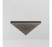 Confezione da 2 pannelli acustici a soffitto con kit di montaggio | Pannello acustico a nuvola | Colore: (Sonoma | TRIADA)