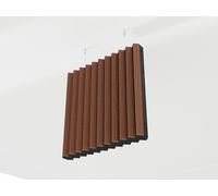 Confezione da 2 pannelli acustici per soffitti «BUFLER» con kit di montaggio | Assorbimento - Diffusione - Riflessione - Insonorizzazione | Pannello acustico Cloud [ Dado ]