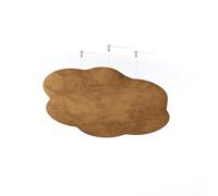 Confezione da 2 pannelli acustici per soffitti in velluto, pannelli di controllo dell'eco da appendere per soffitti, nuvole acustiche sospese per l'assorbimento acustico in stanze dei bambini, studi e