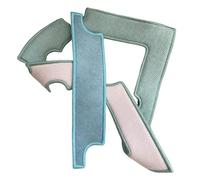 Confezione da 2 panni in microfibra for mocio, compatibili con il robot lavavetri Cecotec Conga WinDroid 970 - Cuscinetti di ricambio lavabili e antigraffio con chiusure a strappo