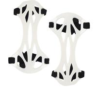 Confezione da 2 Parabraccio per Tiro Con L'arco, Regolabili, con 2 Cinghie e Fibbie, Protezione per Avambraccio per Bambini E Ragazzi, Archi Ricurvi, Archi Lunghi, Arcieri da Caccia(White)