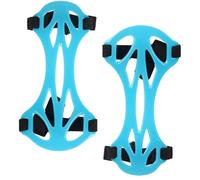 Confezione da 2 Parabraccio per Tiro Con L'arco, Regolabili, con 2 Cinghie e Fibbie, Protezione per Avambraccio per Bambini E Ragazzi, Archi Ricurvi, Archi Lunghi, Arcieri da Caccia(Blue)
