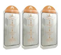 Confezione da 2 pellicole protettive invisibili per iPhone 14, anti-impronte e senza bolle