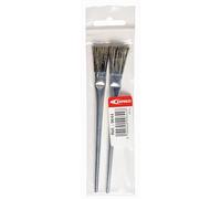 Confezione da 2 Pennelli per Disossidante - Pennelli per Pasta Saldante - Accessori Professionali per Torcia Saldatrice Professionale, Cannello a Gas, Fiamma Ossidrica - EXPRESS