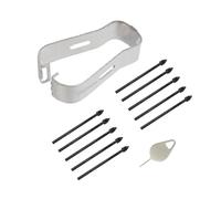 Confezione da 2 pennini/punte di ricambio per Samsung Galaxy Tab S6 Lite 10.4" SM-P610 SM-P615 2020 e Tab S6 T860 T865 10.5" -Nero