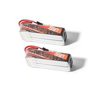 Confezione da 2 pezzi 2S 3S 4S 550mAh UAV batteria XT30 16AWG connettore per aerei e UAV tempo di volo esteso