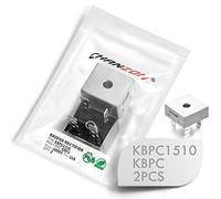 (Confezione da 2 pezzi) Chanzon KBPC1510 Diodo raddrizzatore Diodi Schottky a ponte 15A 1000V KBPC monofase, onda intera 15 Amp 1000 Volt diodi elettronici al silicio