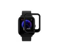 Confezione da 2 pezzi compatibile con AmazFit Bip U Pro FullFrame3D Vetro temperato 0,26 mm 9H Trasparente