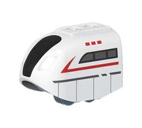 Confezione da 2 pezzi di ricambio per treno elettrico, ricaricabile tramite USB, per treni elettrici, set da corsa flessibile, non può funzionare da solo, binari e cavo non inclusi