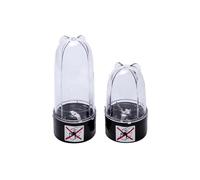 Confezione da 2 pezzi di ricambio, tazze da 12/16 oz e lame, accessori, compatibili con Magic, frullatore Bullet 250W MB1001