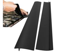 Confezione da 2 pezzi di riempitivi per il bancone della cucina, copertura per fessure del forno, strisce resistenti al calore, copertura in silicone, anti-macchia, per piano di lavoro della cucina,