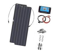 Confezione da 2 pezzi, policristallino resistente alle intemperie con controller integrato per la produzione ecologica in vari telecomandi