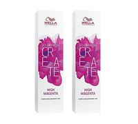 Confezione da 2 pezzi Wella Color Fresh Create tinta diretta High Magenta 60 ml