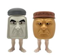 Confezione da 2 pezzi XL di Brainrot Italian Memes - Garam Mararam e Madu Dung - Sale & Miele con ossa umane e facce arrabbiate, collezione di meme del cervello italiano - Heavy