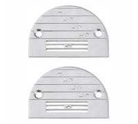 Confezione da 2 piastre per aghi E18 per macchina da cucire industriale, compatibile con Juki DDL-8700 5550 Brother DB2-B735 Singer Jack, piastra in acciaio con marcature guida per ago singolo