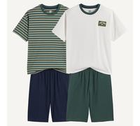 Confezione da 2 pigiami corti, in cotone, stile campus Altro 14 anni - 162 cm