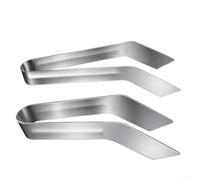 Confezione da 2 pinze per trapianto da giardino, in acciaio inossidabile, pinze delicate per la rimozione delle radici per giardinaggio in interni ed esterni, strumento portatile per trapianto di