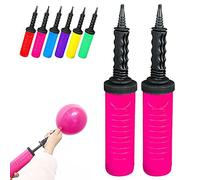 Confezione da 2 pompe per palloncini, gonfiatore manuale, pompa manuale, adatta per palloncini, kit di arco per palloncini, ghirlande per palloncinil, palloncini con coriandoli e pellicola