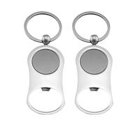 Confezione Da 2 Portachiavi Apribottiglie, Portachiavi Apribottiglie In Lega Di Zinco, Apribottiglie Manuale, Apribottiglie Per Birra, Portachiavi Apribottiglie Portatile