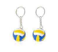 Confezione Da 2 Portachiavi Da Pallavolo, Souvenir Sportivi, Portachiavi Creativi, Ciondoli Per Borse, Portachiavi Con Elementi Sportivi